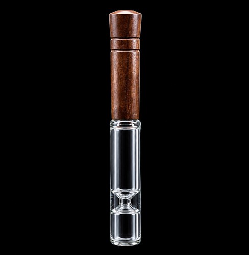 Wooden glass one hitter - 4”, &