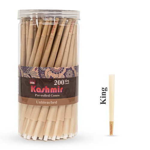 Unbleached pre rolled - unbleached, cones