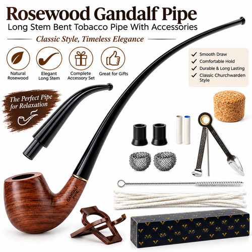 Rosewood churchwarden gandalf - churchwarden,