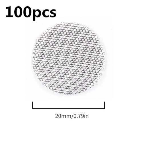 100 pcs pipe screens stainless - 100,