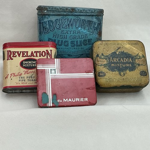 Vintage tobacco tin - tobacco,