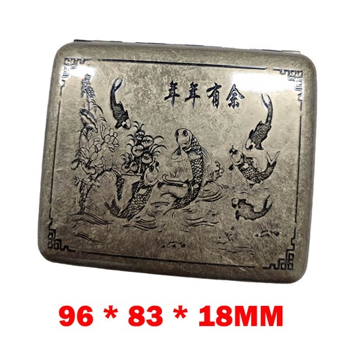 Metal cigarette case box - cigarette,