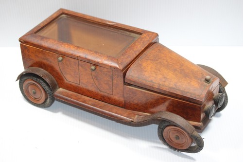 Antique walnut wood tobacco - wood,