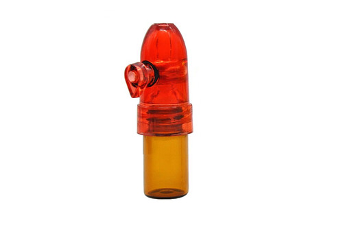 Plastic glass amber bullet - amber,